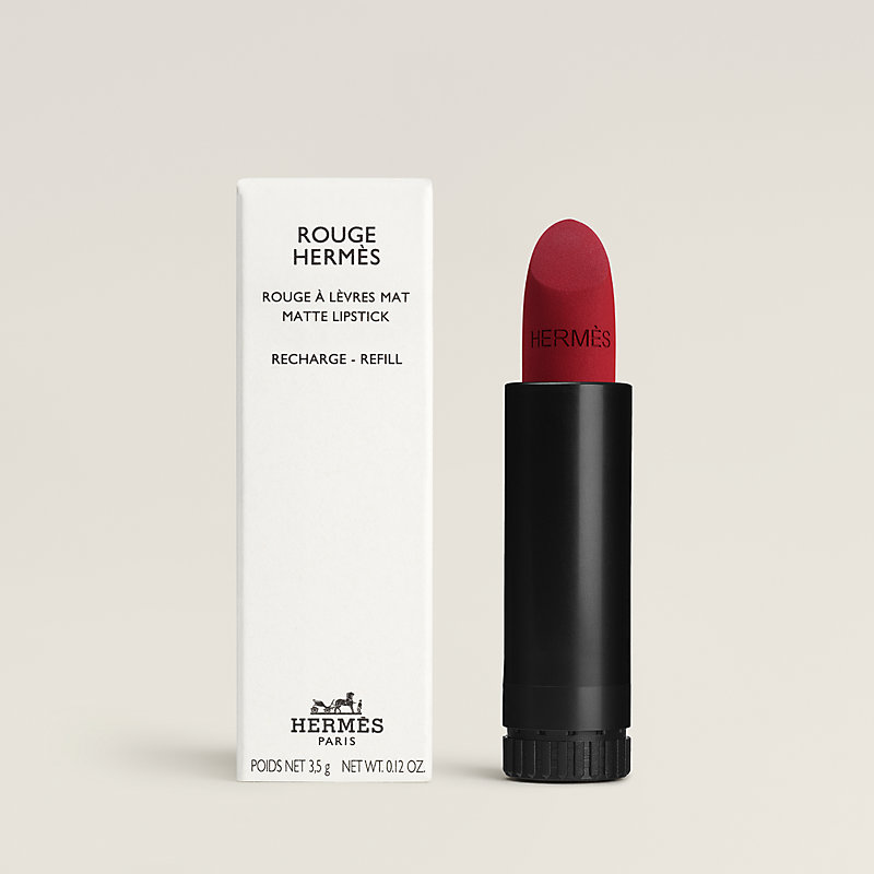 rouge hermes matte lipstick refill rouge h 60005MV085 worn 1 0 0 800 800 b